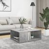 vidaXL Coffee Table Concrete Gray Engineered Wood Medium Coffee Table
