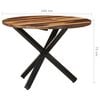 vidaXL Dining Table Honey Solid Acacia wood Medium Durable