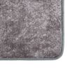 vidaXL Rug Grey 100% Polyester 31.5 x 118.1 in Rug Rectangular
