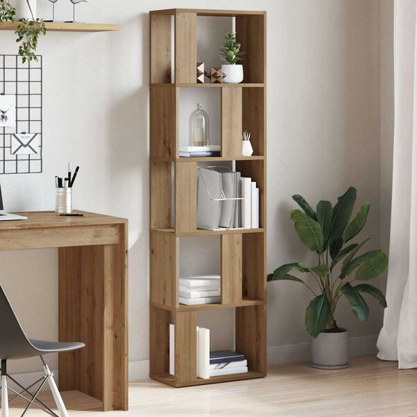 vidaXL Book Cabinet Artisan Oak Engineered Wood Standard Book Cabinet