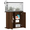 vidaXL Aquarium Stand Brown Oak Engineered Wood Standard Aquarium Stand