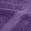 vidaXL Towel Set Purple 100% cotton 19.7 x 39.4 in Hooks