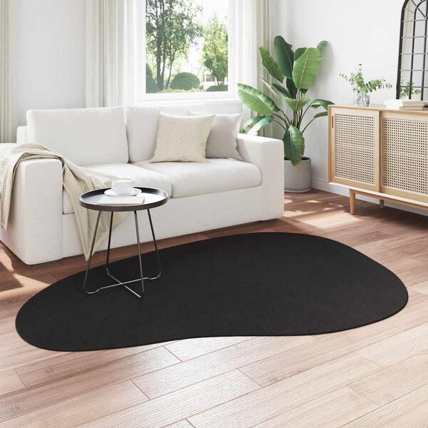 vidaXL Carpet Folding HUARTE Black 55.12 x 78.74 in Polyester