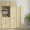 vidaXL Wall Cabinet Sonoma Oak Engineered wood 19.7x16.7x15.7 in