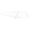 vidaXL Greenhouse White PE (Polyethylene), galvanized steel 72 sq ft