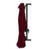 vidaXL Garden Parasol Burgundy Polyester, Metal 118.1 in diameter