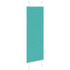 vidaXL Pleated Blind Petrol Green 100% Polyester 17.7 x 59.1 in