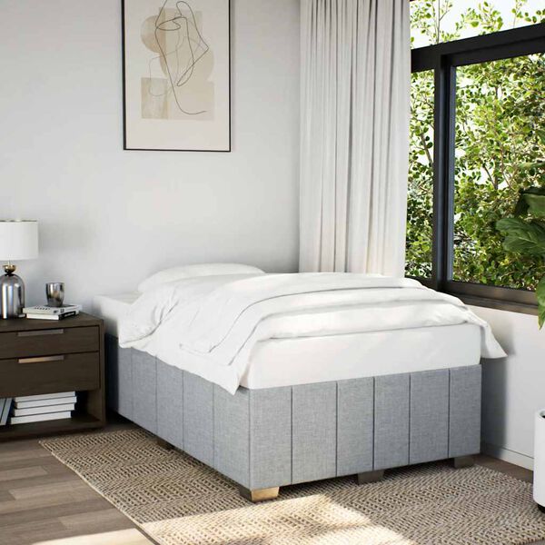 vidaXL Bed Frame Light Grey