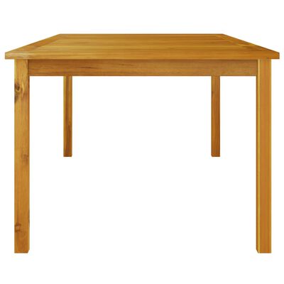 vidaXL Patio Table 78.7"x39.4"x29.1" Solid Wood Acacia