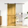 vidaXL Barn Door CORONA 31.5x82.7" Solid Wood Pine