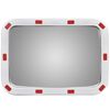 Convex Traffic Mirror Rectangle 16" x 24" with Reflectors