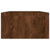 vidaXL Monitor Stand Brown Oak 39.4"x9.4"x5.1" Engineered Wood