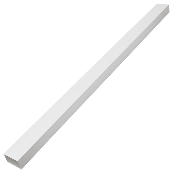 vidaXL Cable Trunking Self-Adhesive 2.4"x1.6" 98.4' PVC