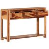 vidaXL Console Table Light brown Solid acacia wood Medium Console Table