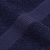 vidaXL Bath Towel Set of 4 Navy blue 100% cotton 39.4 x 59.1 in