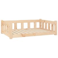 vidaXL Dog Bed 37.6"x25.8"x11" Solid Wood Pine