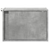 vidaXL Wall-mounted Bedside Cabinet Set of 2 Concrete grey Engineered wood