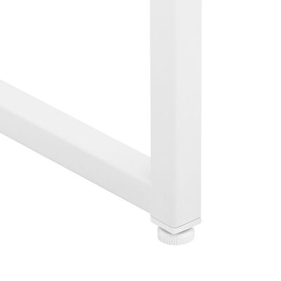 vidaXL Highboard White 31.5"x13.8"x53.1" Steel