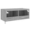 vidaXL TV Wall Cabinet Grey sonoma Engineered wood Medium