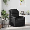 vidaXL Recliner Chair Black Faux Leather