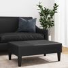 vidaXL Footstool Black Faux leather, plywood, foam 30.3x21.7x12.2 in