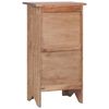 vidaXL Nightstand Brown Mixed recycled wood Small Wooden Nightstand