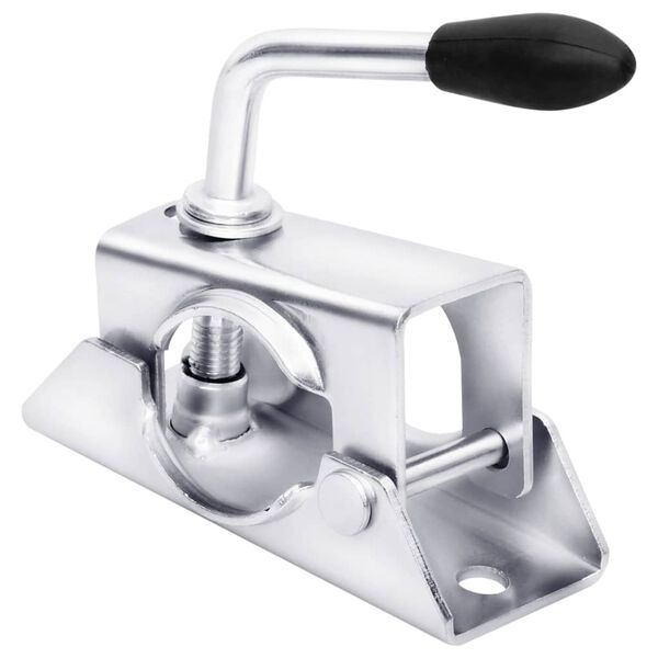 vidaXL Jockey Wheel Clamps 2 pcs 5.3x2.6x5.5" Galvanised Steel