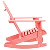 vidaXL Garden Rocking Chair Pink Solid fir wood Standard