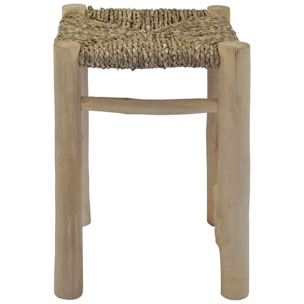 vidaXL Stools 2 pcs Brown Seagrass