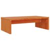 vidaXL Monitor Stand Wax brown Solid pine wood Small Monitor Stand