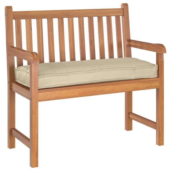 vidaXL Cushion Beige 39.37 x 15.75 x 3.15 in Oxford Fabric