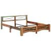 vidaXL Bed Frame Mixed colors due to reclaimed wood Solid Reclaimed Wood