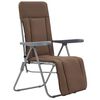 vidaXL Patio Chair Set of 2 Brown