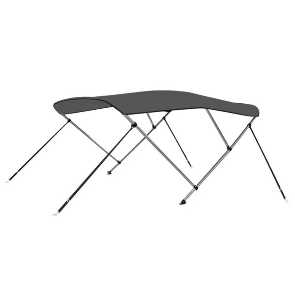 vidaXL 3 Bow Bimini Top Anthracite 72"x70.9"x53.9"