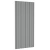 vidaXL Roof Panels 36 pcs Galvanised Steel Grey 39.4x17.7"
