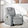 vidaXL Electric Massage Recliner Chair Light gray