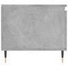 vidaXL Coffee Table Concrete Gray Engineered Wood, Metal Medium