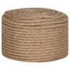 vidaXL Jute Rope 164.0 ' Long 0.39 " Thick