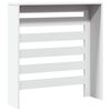 vidaXL Radiator Cover White 30.7x7.9x32.3" Engineered Wood