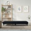 vidaXL Sofa Bed Black Fabric