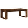 vidaXL Coffee Table Smoked oak Engineered Wood Medium Modern
