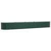 vidaXL Garden Raised Bed Green 157.5" x 31.5" x 17.3" Steel