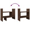 vidaXL Desk Organiser Brown Oak 15.2x6.7x15.4" Engineered wood