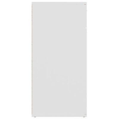 vidaXL Sideboard White 31.5"x14.2"x29.5" Chipboard