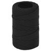 vidaXL Boat Rope Full Black 0.08 " 820.2 ' Polypropylene