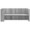 vidaXL Wall Shelf Grey sonoma Engineered wood 27.8 x 13.8 x 12.0 in