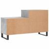 vidaXL Shoe Cabinet Concrete Grey Engineered wood and metal