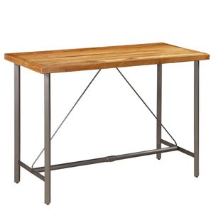 vidaXL Bar Table Reclaimed Teak Solid reclaimed teak 59.1 x 27.6 x 41.7 in