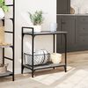 vidaXL Kitchen Trolley Gray Sonoma 23.8"x12.2"x28.5" Engineered Wood