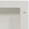 vidaXL Shower Niche Matt White 16.1"x14.2"x3.9"
